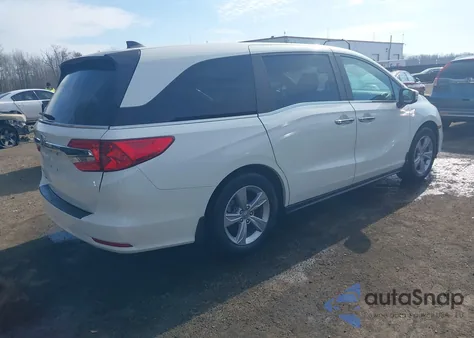 2019 Honda Odyssey Ex-L z USA, uszkodzony, nr VIN 5FNRL6H77KB030085